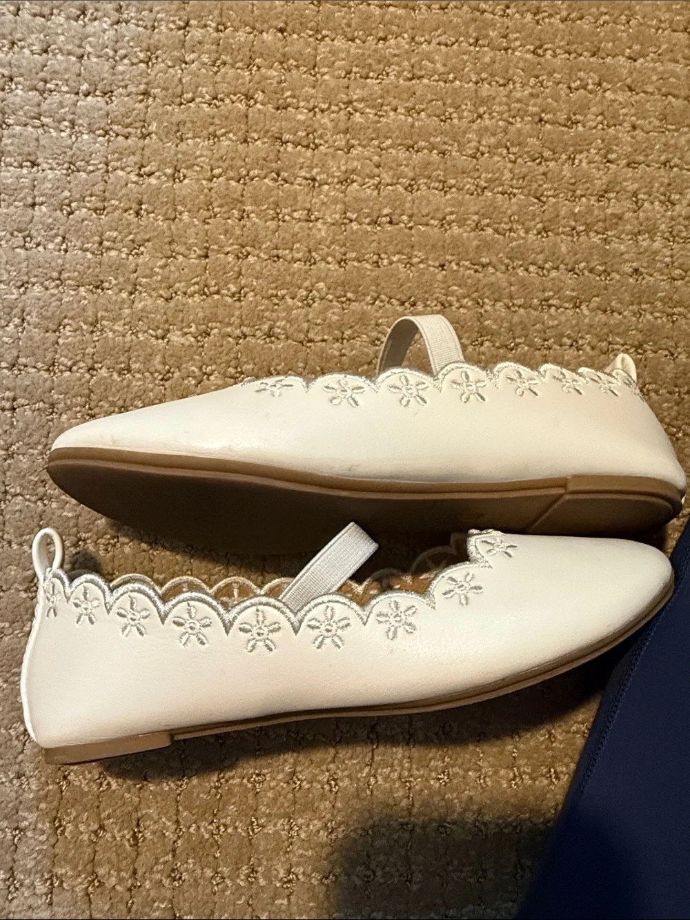 J. Crew leather ballet